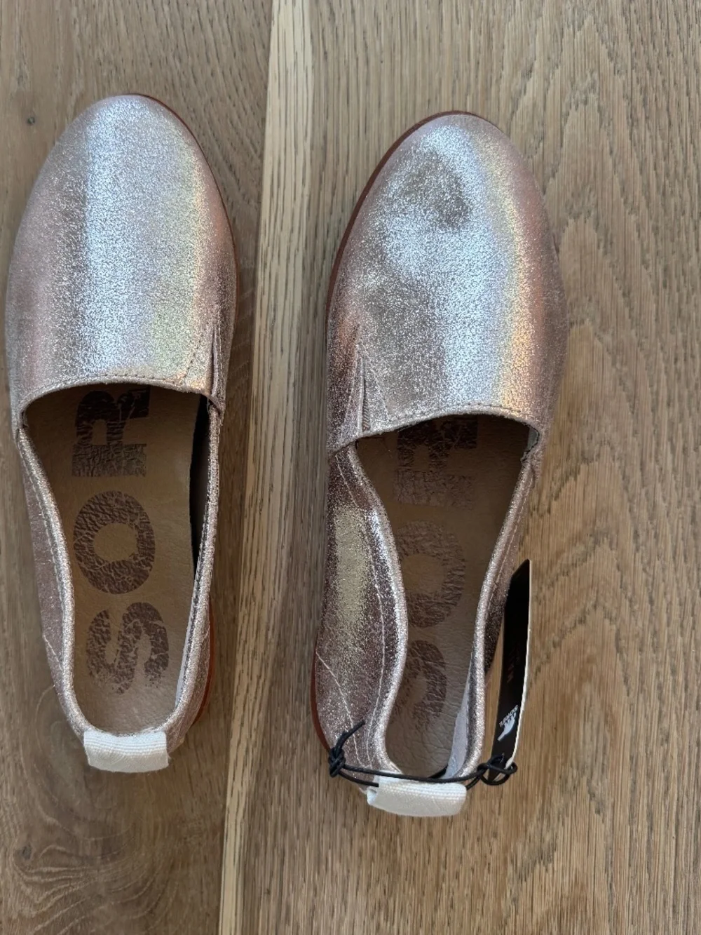 Sorel Pinky Gold Slip Ons